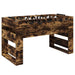 Mază de Fotbal 2 pcs Stejar fumuriu 146,5 x 74 x 85 cm - WALTI WALTI