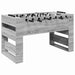 Mază de Fotbal 2 pcs Gri Sonoma 146,5 x 74 x 85 cm - WALTI WALTI
