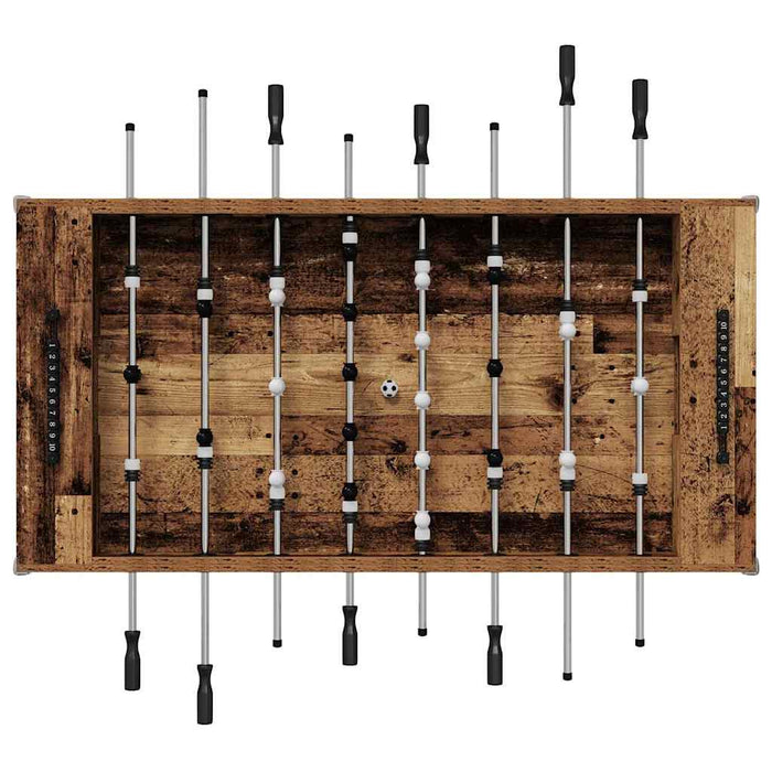 Mază de Fotbal 2 pcs Lemn vechi 146,5 x 74 x 85 cm - WALTI WALTI