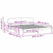 Cadru de pat cu headboard Alb 200 x 200 cm Lemn masiv de pin - WALTI WALTI