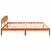 Cadru de pat cu headboard Maro 200 x 200 cm Lemn masiv de pin - WALTI WALTI