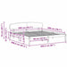 Cadru de pat cu headboard Maro 200 x 200 cm Lemn masiv de pin - WALTI WALTI