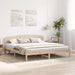 Cadru de pat cu headboard Maro 180 x 200 cm Lemn masiv de pin - WALTI WALTI