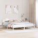 Cadru de pat cu headboard Alb 180 x 200 cm Lemn masiv de pin - WALTI WALTI