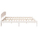 Cadru de pat cu headboard Alb 180 x 200 cm Lemn masiv de pin - WALTI WALTI