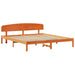 Cadru de pat cu headboard Maro 180 x 200 cm Lemn masiv de pin - WALTI WALTI