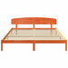 Cadru de pat cu headboard Maro 180 x 200 cm Lemn masiv de pin - WALTI WALTI