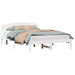 Cadru de pat cu headboard Alb 150 x 200 cm Lemn masiv de pin - WALTI WALTI