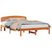 Cadru de pat cu headboard Maro 150 x 200 cm Lemn masiv de pin - WALTI WALTI