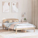 Cadru de pat cu headboard Maro 120 x 200 cm Lemn masiv de pin - WALTI WALTI