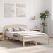 Cadru de pat cu headboard Maro 120 x 200 cm Lemn masiv de pin - WALTI WALTI
