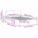 Cadru de pat cu headboard Maro 120 x 200 cm Lemn masiv de pin - WALTI WALTI