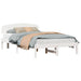 Cadru de pat cu headboard Alb 120 x 200 cm Lemn masiv de pin - WALTI WALTI