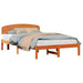 Cadru de pat cu headboard Maro 120 x 200 cm Lemn masiv de pin - WALTI WALTI