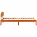 Cadru de pat cu headboard Maro 100 x 200 cm Lemn masiv de pin - WALTI WALTI