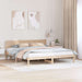 Cadru de pat cu headboard natural 180 x 200 cm - WALTI WALTI