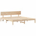 Cadru de pat cu headboard natural 180 x 200 cm - WALTI WALTI