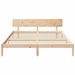 Cadru de pat cu headboard natural 180 x 200 cm - WALTI WALTI