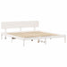 Cadru de pat cu headboard Alb 180 x 200 cm - WALTI WALTI