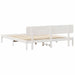 Cadru de pat cu headboard Alb 180 x 200 cm - WALTI WALTI