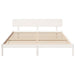 Cadru de pat cu headboard Alb 180 x 200 cm - WALTI WALTI