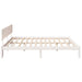Cadru de pat cu headboard Alb 180 x 200 cm - WALTI WALTI
