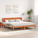 Cadru de pat cu headboard Maroniu cerat 180 x 200 cm - WALTI WALTI