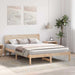Cadru de pat cu headboard natural 140 x 200 cm - WALTI WALTI