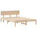 Cadru de pat cu headboard natural 140 x 200 cm - WALTI WALTI