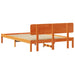 Cadru de pat cu headboard Maroniu cerat 140 x 200 cm - WALTI WALTI