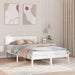 Cadru de pat cu headboard Alb 120 x 200 cm - WALTI WALTI