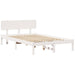 Cadru de pat cu headboard Alb 120 x 200 cm - WALTI WALTI