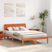 Cadru de pat cu headboard Maroniu cerat 120 x 200 cm - WALTI WALTI