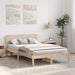 Cadru de pat cu headboard natural 140 x 190 cm - WALTI WALTI
