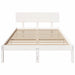 Cadru de pat cu headboard Alb 140 x 190 cm - WALTI WALTI