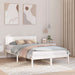Cadru de pat cu headboard Alb 120 x 190 cm - WALTI WALTI