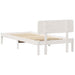 Cadru de pat cu headboard Alb 100 x 200 cm - WALTI WALTI