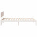Cadru de pat cu headboard Alb 100 x 200 cm - WALTI WALTI