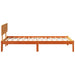 Cadru de pat cu headboard Maroniu cerat 90 x 200 cm - WALTI WALTI
