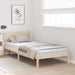 Cadru de pat cu headboard natural 90 x 190 cm - WALTI WALTI
