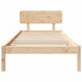 Cadru de pat cu headboard natural 90 x 190 cm - WALTI WALTI