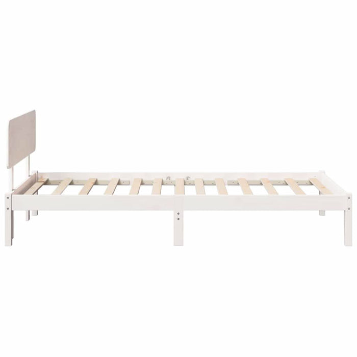 Cadru de pat cu headboard Alb 90 x 190 cm - WALTI WALTI