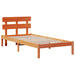 Cadru de pat cu headboard Maro 75 x 190 cm Lemn masiv de pin - WALTI WALTI