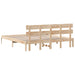 Cadru de pat cu headboard Maro 180 x 200 cm Lemn masiv de pin - WALTI WALTI