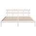 Cadru de pat cu headboard Alb 180 x 200 cm Lemn masiv de pin - WALTI WALTI