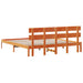 Cadru de pat cu headboard Maro 180 x 200 cm Lemn masiv de pin - WALTI WALTI