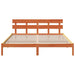 Cadru de pat cu headboard Maro 180 x 200 cm Lemn masiv de pin - WALTI WALTI