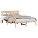Cadru de pat cu headboard Maro 160 x 200 cm Lemn masiv de pin - WALTI WALTI