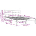 Cadru de pat cu headboard Alb 160 x 200 cm Lemn masiv de pin - WALTI WALTI