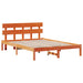 Cadru de pat cu headboard Maro 160 x 200 cm Lemn masiv de pin - WALTI WALTI